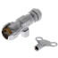 1/2" Sharkbite x 1/4" (3/8" OD) Compression Straight Loose Key Stop Valve (Lead Free)