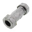 1/2" Galvanized Long Compression Coupling (440L03C)