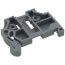 Screwless End Stop, for DIN-rail 35 x 15 and 35 x 7.5 - Gray