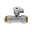 1/2" Sharkbite x 1/2" Sharkbite x 3/8" Compression Tee Stop (Lead Free)