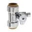 3/4" Sharkbite x 3/4" Sharkbite x 1/4" Compression Tee Stop (Lead Free)