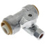 3/4" Sharkbite x 3/4" Sharkbite x 3/8" Compression Tee Stop (Lead Free)