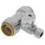 3/4" SharkBite x 3/4" SharkBite x 3/8" Compression Tee Stop (Lead Free), 24986A