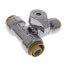 1/2" x 1/2" x 1/4" (3/8" OD) Sharkbite Tee Stop (Lead Free)