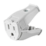 NEMA 5-15p 2-pole, 3-wire Grounding Connector, Clamptite Hinged Design, Thermoplastic (White)