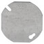 3-1/2" Round Box Cover, Flat, for Use w/ Round & Octagon Boxes