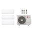 24,000 BTU, R-32, 22.5 SEER2 Ductless Three Zone Heat Pump Package (9+12+12)
