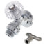 Model 24 1/2" FPT Inlet Anti-Siphon Mild Climate Wall Faucet w/ Polycarbonate Handle (Polished Chrome)