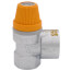 1/2" x 3/4" FNPT Safety Valve for Solar Heating Systems (90 psi Preset)