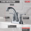 Woodhurst Two Handle Bathroom Faucet (Chrome), 2532LF-MPU