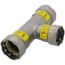3/4" x 3/4" x 1/2" MegaPressG Tee