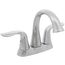 Lahara 2 Handle Tract-pack Centerset Bathroom Faucet (Chrome), 2538-TP-DST