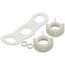 Lahara 2 Handle Tract-pack Centerset Bathroom Faucet (Chrome), 2538-TP-DST