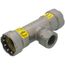 3/4" x 3/4" x 1/2" Press x Female MegaPressG Tee (P x P x F)