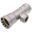 1-1/2" x 1-1/2" x 1" Press x Female MegaPressG Tee (P x P x F)