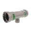 1-1/4" x 1-1/4" x 1/2" Press x Female MegaPress Tee (P x P x F)