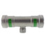 1-1/4" x 1-1/4" x 1/2" Press x Female MegaPress Tee (P x P x F)