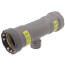 1-1/4" x 1-1/4" x 1/2" Press x Female MegaPressG Tee (P x P x F)
