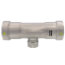 1-1/4" x 1-1/4" x 3/4" Press x Female MegaPressG Tee (P x P x F)