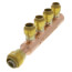 3/4" Sharkbite Closed Copper Manifold w/ 1/2" Sharkbite Outlets (4 Outlets)
