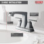 Ashlyn Two Handle Centerset Bathroom Faucet (Chrome), 2564-MPU-DST