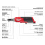 M12 Fuel 1/4" High Speed Ratchet (Bare Tool Only)