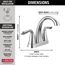 Arvo 2 Handle Centerset Bathroom Faucet (Chrome), 25840LF