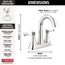 Esato 2 Handle Centerset Bathroom Faucet (Chrome), 25897LF