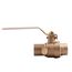 LFIS6301 1/2" Full Port Ball and Waste Sweat Ball Valve (Lead Free)
