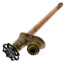 Model 25 10", 1/2" PEX Crimp Inlet Automatic Draining Anti-Siphon Wall Faucet w/ Metal Handle