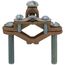1/2"-1" Bronze Armored Ground Clamp, 8 Sol - 4 Str (Pack of 25)