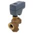 3/4" NPT x Union Male Powermite MT Series 2-Way N.O. SS Valve Actuator Assembly, 24Vac, 6.3 Cv