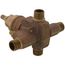 1/2" Universal Temptrol Pressure Balancing Tub and Shower Valve Body With Easy Service Stops 