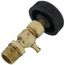1/2" Compression Gauge Cock (Composition Wheel, Up to 250 psig, Metal Seat)