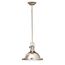 Hatteras Bay 11" 1 Light Pendant w/ Clear Fresnel Lens (Polished Nickel)
