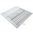 14" x 14" (Wall Opening Size) Three-Way White Sidewall/Ceiling Register (A613MS Series)