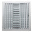 14" x 14" (Wall Opening Size) Three-Way White Sidewall/Ceiling Register (A613MS Series)