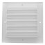 6" x 6" (Wall Opening Size) White Sidewall/Ceiling Register (A618MS Series)