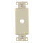 1-Gang Decora Adapter For Rotary Dimmers, Fits Over .406" Dimmer Shaft (Light Almond)