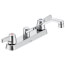 Commercial Teck Two Handle 8" Cast Deck Mount Service Sink Faucet, 26C3133