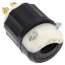 Industrial Grade Locking Plug, 30A, 3P, NEMA L14-30P - Black/White (125/250V)
