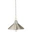 Seaside 16" 1 Light Pendant (Brushed Nickel)