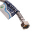 48" Stainless Steel Braided Hose Faucet Connector (3/8" Compression x 1/2" FIP)