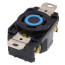 Industrial Grade Locking Receptacle, 30A, 3P, NEMA L15-30R - Black (250V)