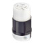 Industrial Grade Locking Connector, 30A, 3P, NEMA L15-30R - Black/White (250V)