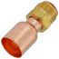 Two 1/2" Inverted Flare to 3/4" Sweat Adapters