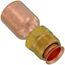 Two 1/2" Inverted Flare to 3/4" Sweat Adapters
