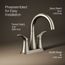 Simplice Two Handle Centerset Lav Faucet (Brushed Nickel), K-27388-4-BN