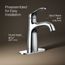 Simplice Single Handle Lav Faucet, 0.5 GPM (Polished Chrome), K-27389-4N-CP