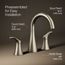 Simplice Two Handle Widespread Lav Faucet, 1.2 GPM (Brushed Nickel), K-27390-4-BN